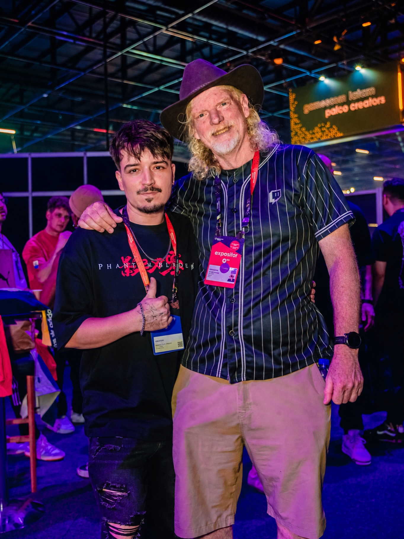 Twitch event photograph from drewlouiz